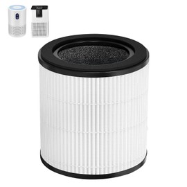 B-D02L Replacement Filter,Compatible with MOOKA B-D02L/M05 Air Purifier,Also fits VEWIOR B-D02U&KOIOS B-D02L Air Purifier,Replacement Filter for MOOKA Air Purifier B-D02L 1-Pack