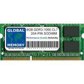 8GB DDR3 1066MHz PC3-8500 204-PIN SODIMM MEMORY RAM COMPATIBLE WITH MACBOOK & MACBOOK PRO 13" (MID 2010)