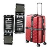 TWICK – 2x Luggage Straps for Travel | Adjustable Suitcase
