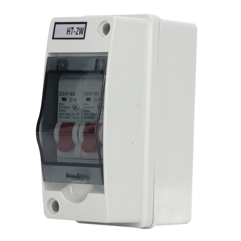 Miniature Circuit Breaker DZ47 63 16A 400V 2 Pole Waterproof