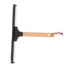 VICASKY Wooden Handle Glass Squeegee Multi Purpose Cleaning Tool for