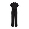TOM TAILOR Women's Linen Jumpsuit, 14482 - Deep Black