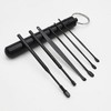 Premium Black 6-Piece Earwax Removal and Ear Pick Set Ear Cleaning