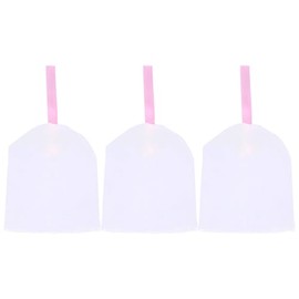 Luxshiny Bolsa de Malla para Jabón en Barra 3 Piezas, Red de Espuma Fácil de Colgar Diseño de Cuerda para Baño y Limpieza Facial Color Aleatorio