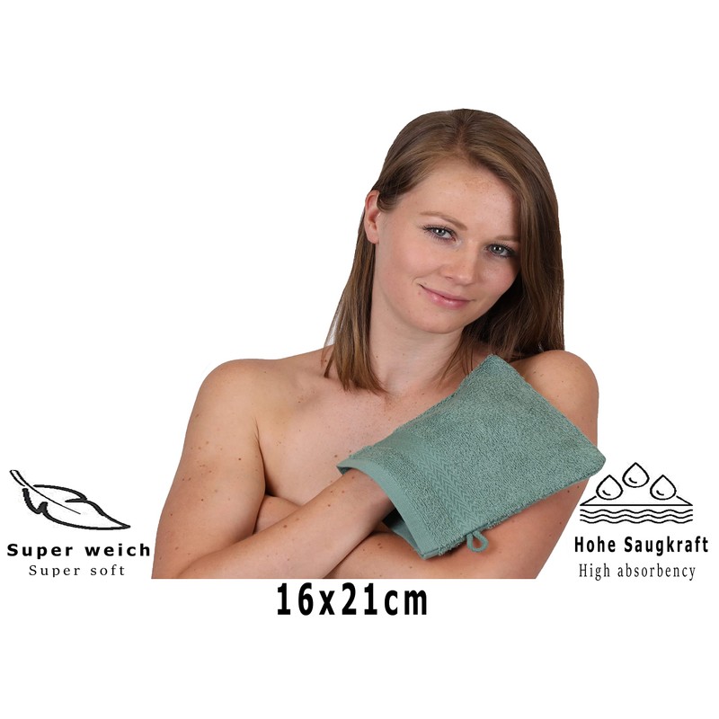 Betz Premium Wash Mitts 10 Pieces – Terry Cloth Face