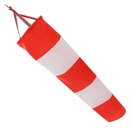 Yardwe Windsock 60cm Airport Windsock Rip-stop Wind Direction Measurement Sock Bag Waterproof Oxford Outdoor Weathervane Wind Sock for Airport Farm Park