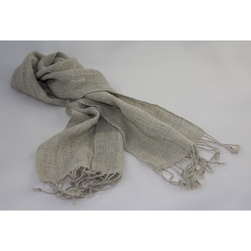 Tumia LAC Alpaca Scarf - Light Grey