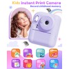 Pussan Kids Camera Instant Print, 1080P Instant Print Camera Toys