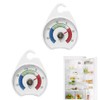 2 Pcs Freezer Thermometer, Fridge Thermometer