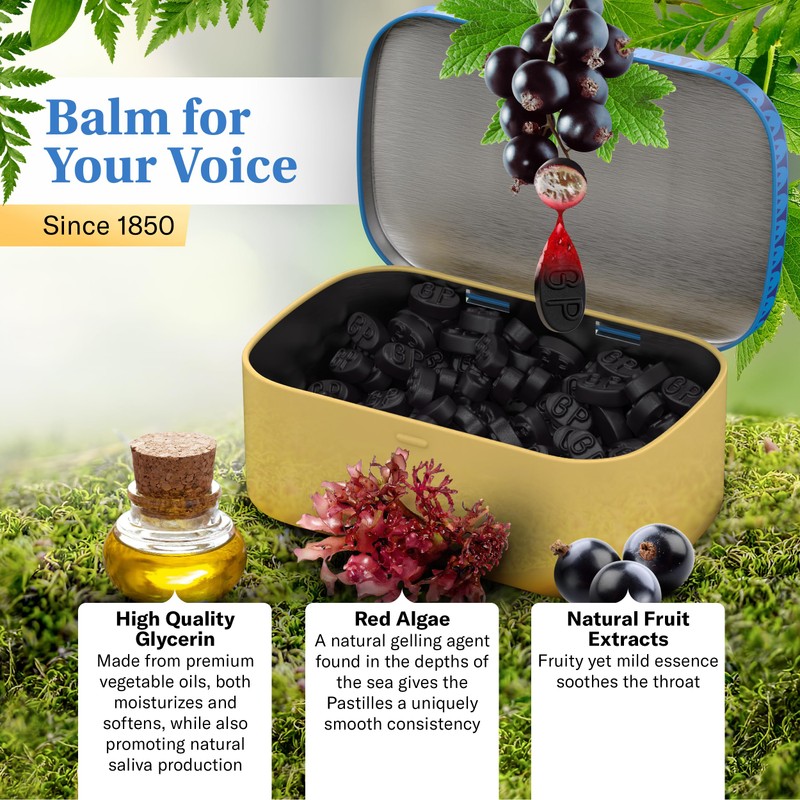 GRETHER'S Pastilles Classic Blackcurrant Natural Remedy Dry Mouth Relief -