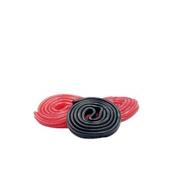 Fruidles Black and Red Licorice Wheels, Mixed Gourmet Broadway Wheels Candy, Licorice Rope Laces (8oz)
