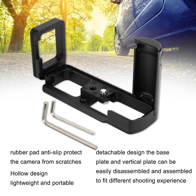 Aluminum Alloy Quick Release L plate Vertical Hand Grip Holder