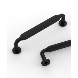 Coinkoly 10 Pack Matte Black Cabinet Handles - 96MM Hole Centers - Kitchen Cupboard Handles