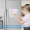 Acrylic Note Board Refrigerator Dry Erase Board Magnetic Clear 15”x11