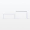 MUJI 15919833 Acrylic Divider, Small, Approx. Width 10.2 x Depth