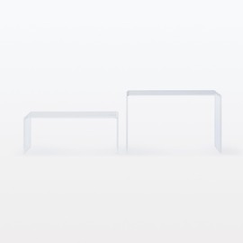 MUJI 15919833 Acrylic Divider, Small, Approx. Width 10.2 x Depth 6.9 x Height 3.9 inches (26 x 17.5 x 10 cm)