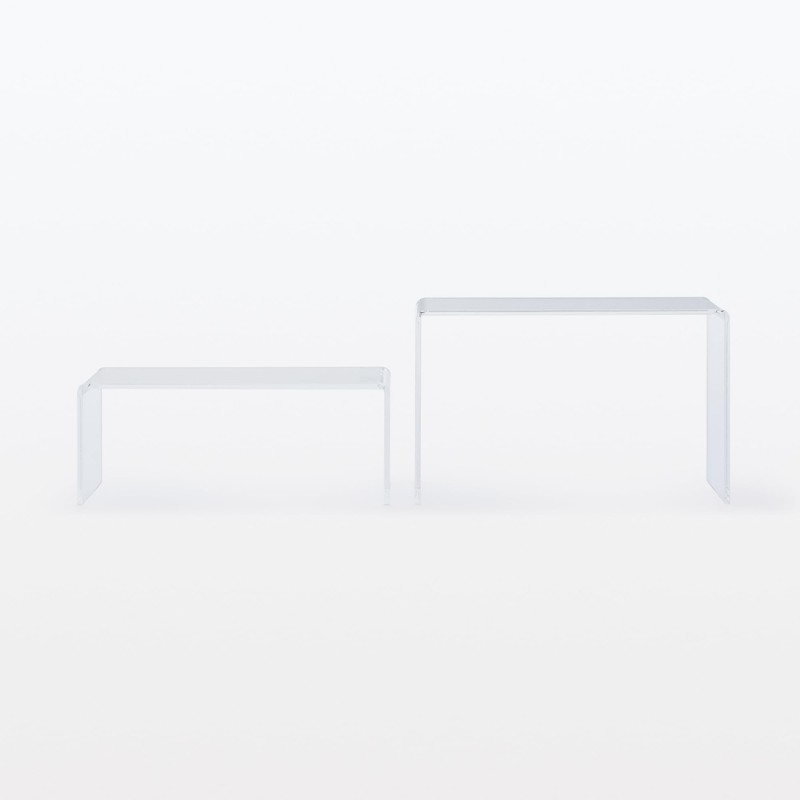 MUJI 15919833 Acrylic Divider, Small, Approx. Width 10.2 x Depth