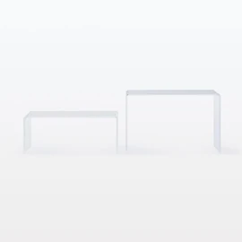 MUJI 15919833 Acrylic Divider, Small, Approx. Width 10.2 x Depth 6.9 x Height 3.9 inches (26 x 17.5 x 10 cm)