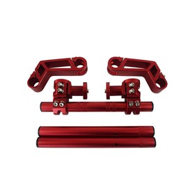 XDF CNC Motorcycle Handlebar 7/8" Adjustable Steering Removable Handle Bar System For 125cc Pit Bike Dirt Bike Motocross scooter Pit Dirt Bike ATV Quad(Color : Red)