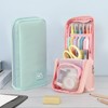 Housolution Housolution Standing Pencil Case Large Capacity Pen Bag, Multi-Layer