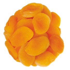 Bayside Candy Turkish Dried Apricots – Sweet Chewy Whole Apricot Fruit (1LB)