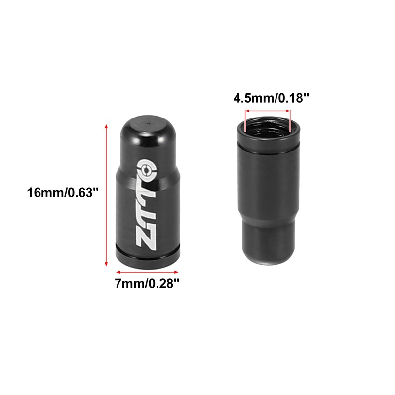 X AUTOHAUX 6pcs Tire Valve Caps Dust Covers for Bicycle