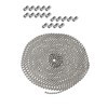 YFFSFDC Ball Chain for Keychains, Ball Diameter 0.18 inches (4.5