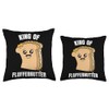 Marshmallow Cute King Of Fluffernutter Childs Surprise Throw Pillow
