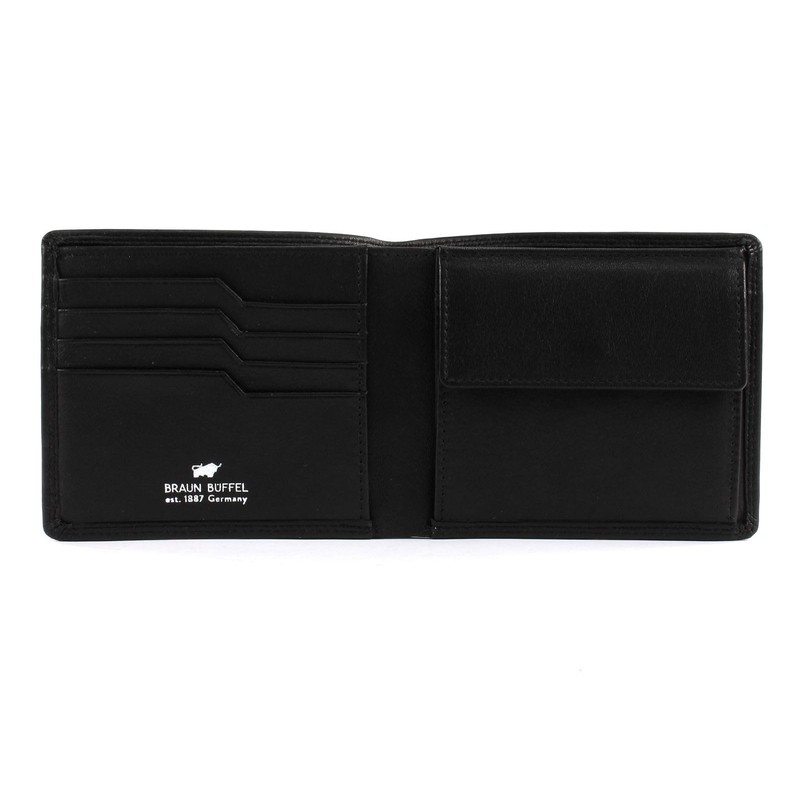 Braun Büffel Golf Secure Wallet Black