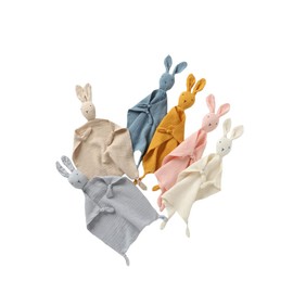 Baby Security Blanket Bunny Loveys for Babies Baby Blanket Boy, Soft Animal Blanket for Baby Girls Kids Newborn, Grey