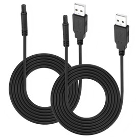 MEIRIYFA USB to 4 Pin Backup Camera Extension Cable USB 2.0A Male to 4 Pin Female Dash Cam Cable for Rear View Camera Reverse Mirror Car Recorder 2Pcs