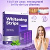 Purple Teeth Whitening Strips Pack Cajas Tabletas Tiras Blanqueadoras Dientes