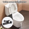 Toilet Seat Fixing Kit, 2 Pieces Stainless Steel Toilet Seat