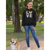 Tstars Love Dog Hoodie Sweatshirts for Women Corgi Dogs Animal