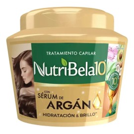Nutribela 10 Crema Capilar 550g Serum De Argan Hidratacion