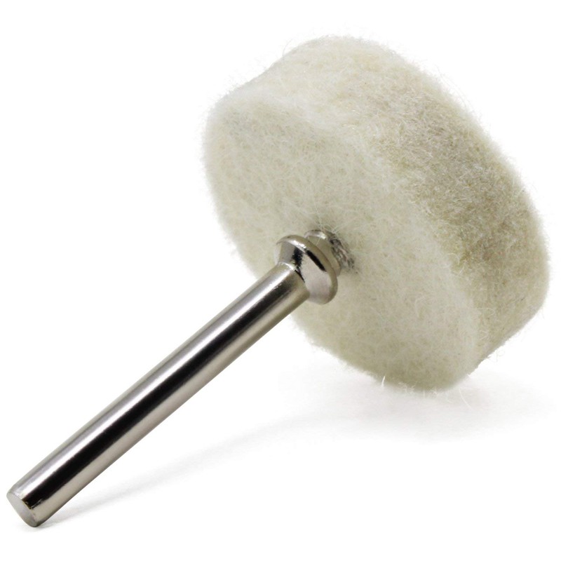 Wool Felt Polishing Pad,100 Pieces Buff Clean Wheels Multifunctional Felt
