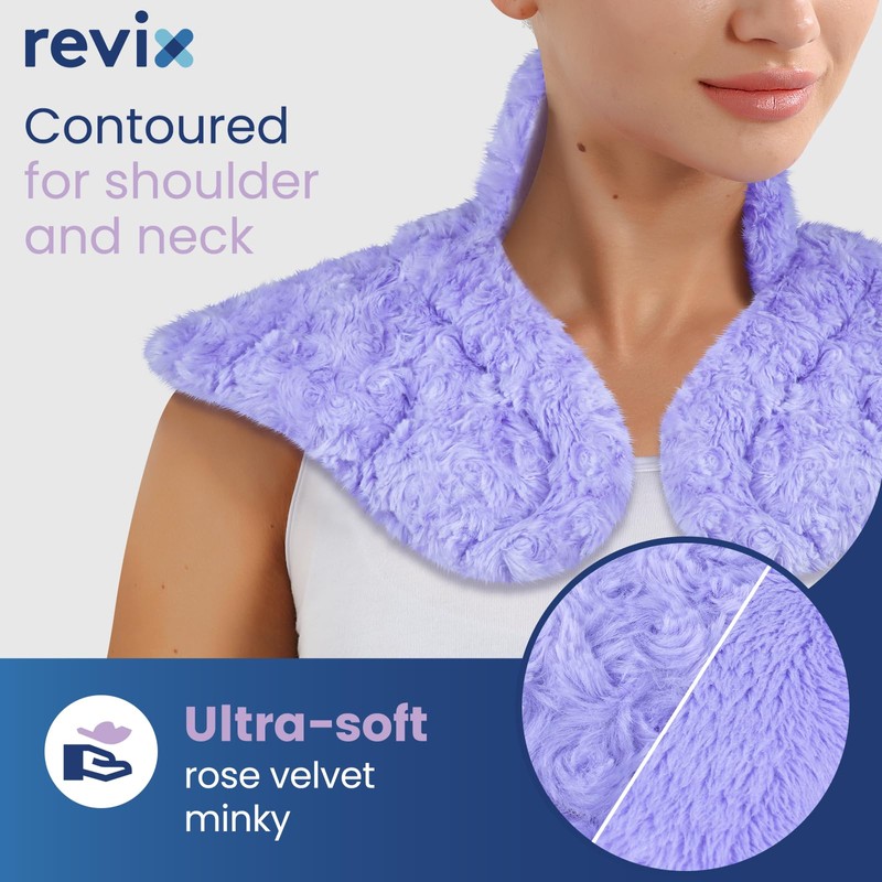 REVIX Microwave Heating Pad for Neck and Shoulders Back, Microwavable
