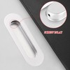Fihatokus Pocket Door Handle with Edge Pull,6 inch Oval Recessed