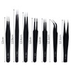 ZHIYE Precision ESD Anti-Static Tweezers, 7 pcs Stainless Steel Tweezers