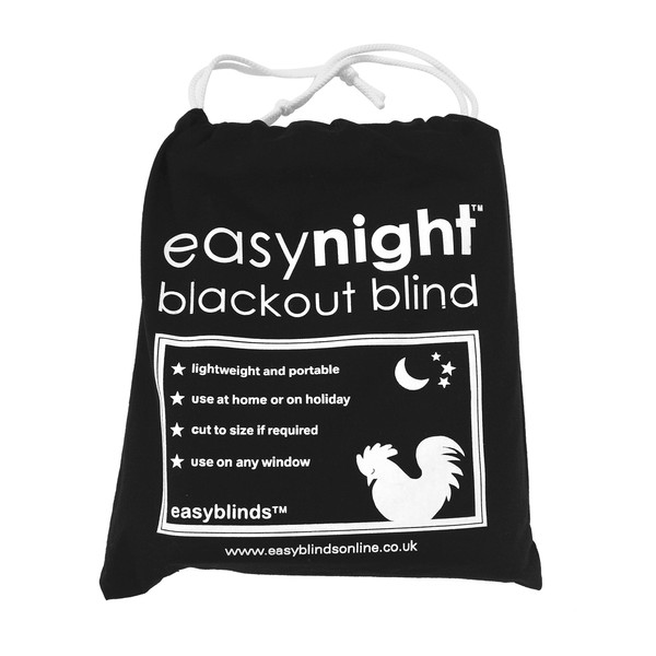 Easynight Blackout Blind, 100% Light Blocking Material, Large, Make Any