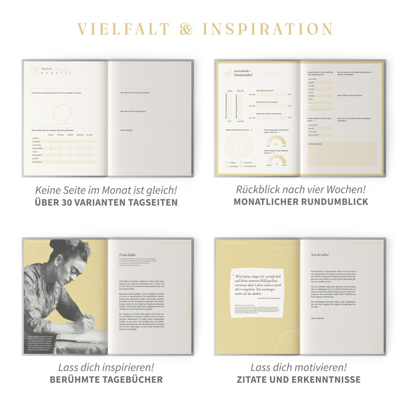 Four Steps Journal - Diary for a Sustainable Positive Routine,