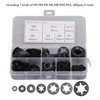 285 Pcs Black Starlock Washers Set Manganese Steel Internal Tooth