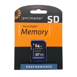 ProMaster 64GB SDXC 266x Performance Memory Card