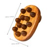 Outanaya Wood Body Massager Brush Portable Manual Acupoint Massage Tool
