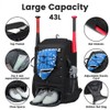 SUIOPPYUW Youth Baseball Bag For Boys 8-12 Large Capacity And