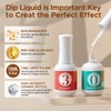 2 in 1 Dip Powder Base & Top Coat with