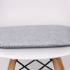IDIMEX Grace Seat Cushion, Pack of 2, Square Felt Fabric