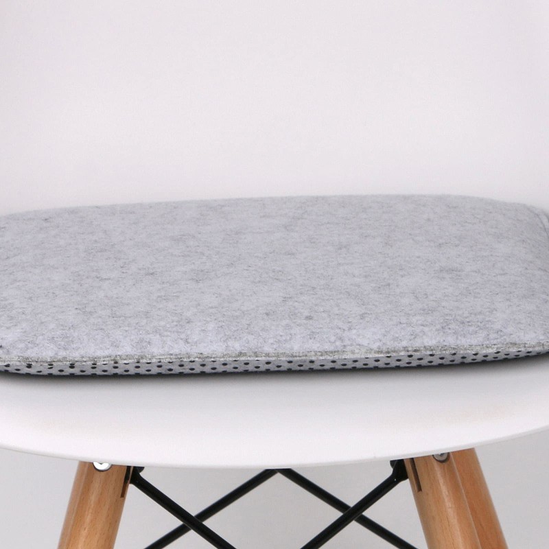 IDIMEX Grace Seat Cushion, Pack of 2, Square Felt Fabric
