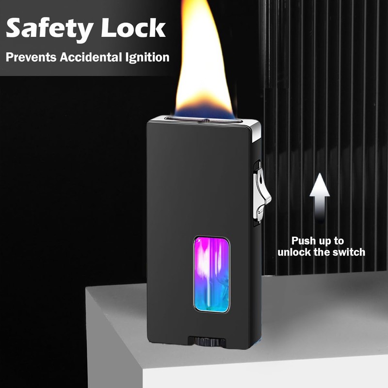 Cool Lighter, Butane Refillable Lighter, Vintage Shake Lighters with Visible