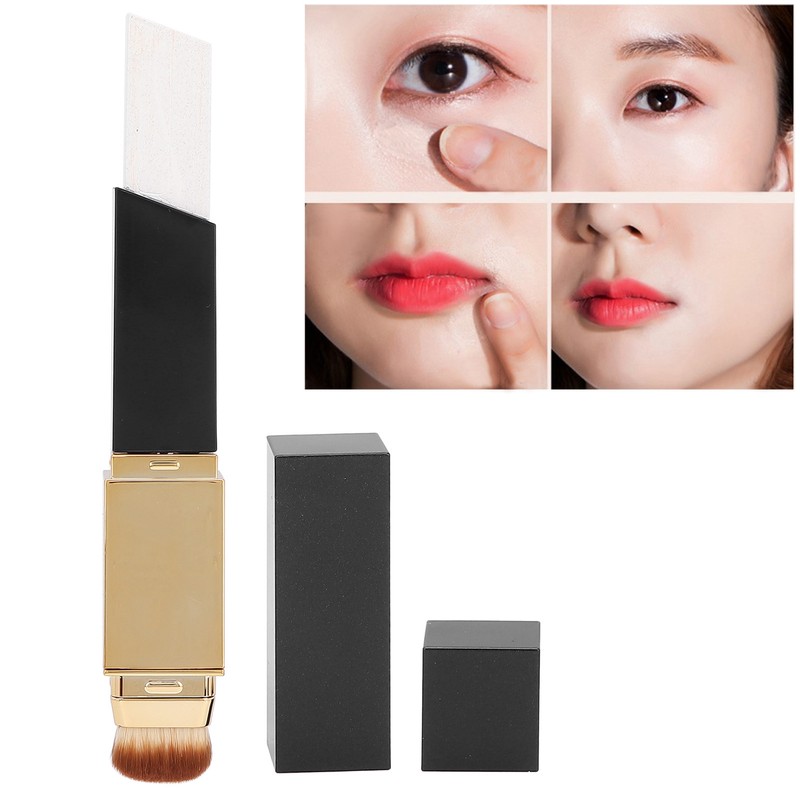 DoubleSided Concealer Brush Stick Oil Control Waterproof Cosmetic Contour Stick